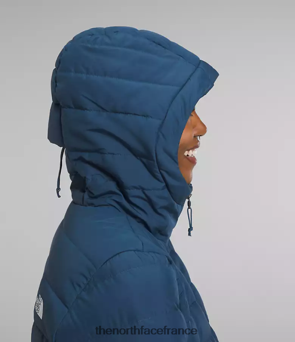 vêtements The North Face femmes sweat à capuche aconcagua 3 bleu ombragé ZPZRD369