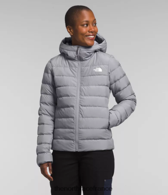 vêtements The North Face femmes sweat à capuche aconcagua 3 mélanger le gris ZPZRD370
