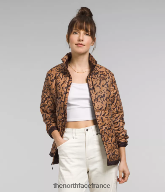 vêtements The North Face femmes veste circaloft impression de colorant graphique au beurre d’amande ZPZRD938