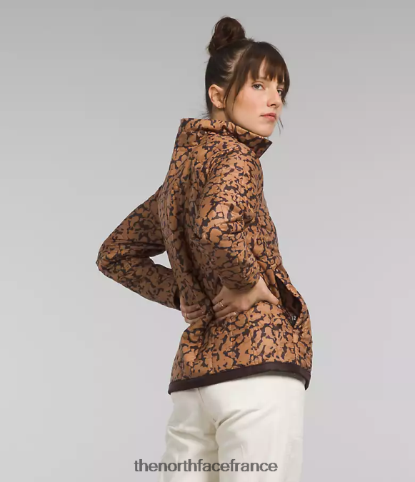 vêtements The North Face femmes veste circaloft impression de colorant graphique au beurre d’amande ZPZRD938