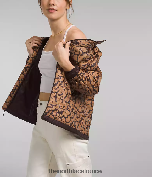vêtements The North Face femmes veste circaloft impression de colorant graphique au beurre d’amande ZPZRD938