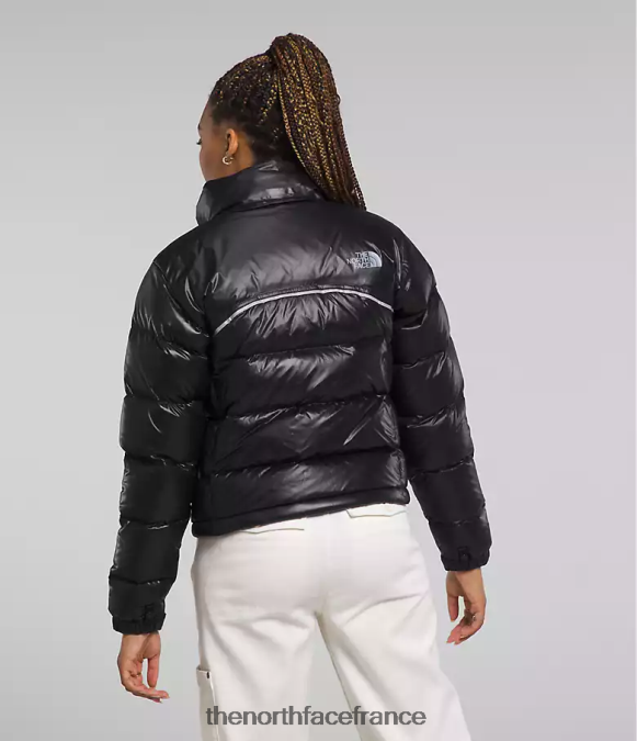 vêtements The North Face femmes veste nuptse rétro 2000 tnf noir ZPZRD803