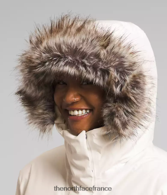 vêtements The North Face femmes parka arctique gtx gardénia blanc ZPZRD234