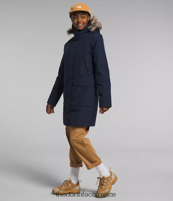 vêtements The North Face femmes parka arctique gtx marine du sommet ZPZRD235