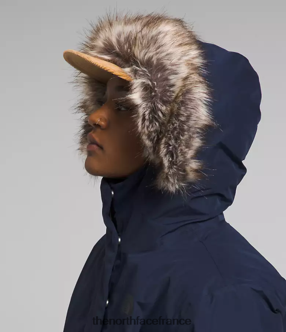 vêtements The North Face femmes parka arctique gtx marine du sommet ZPZRD235