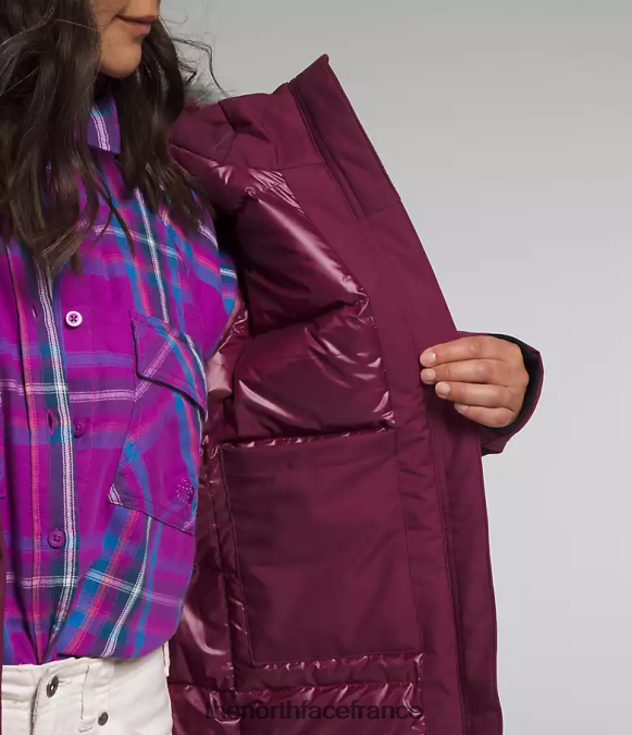 vêtements The North Face femmes parka arctique mûre de Boysen ZPZRD509