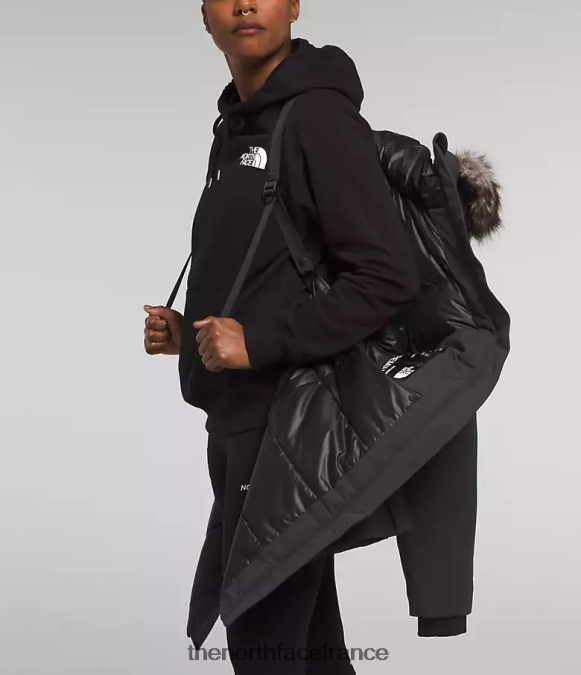 vêtements The North Face femmes parka arctique premium gris asphalte ZPZRD1314