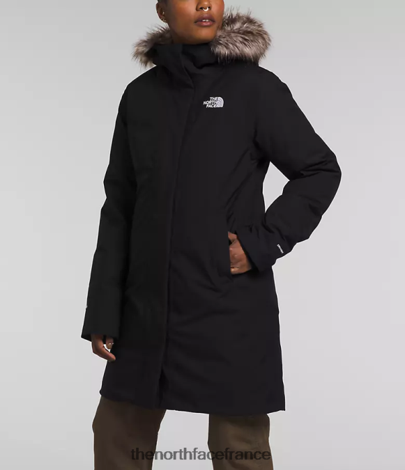vêtements The North Face femmes parka arctique tnf noir ZPZRD510