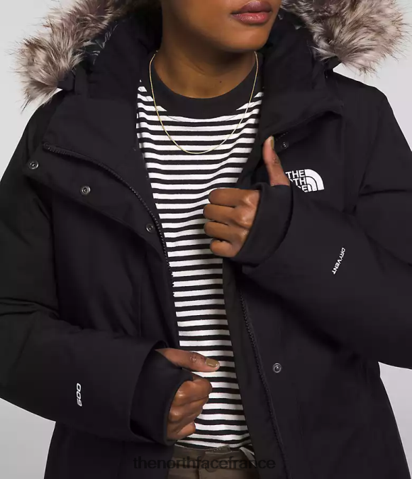 vêtements The North Face femmes parka arctique tnf noir ZPZRD510
