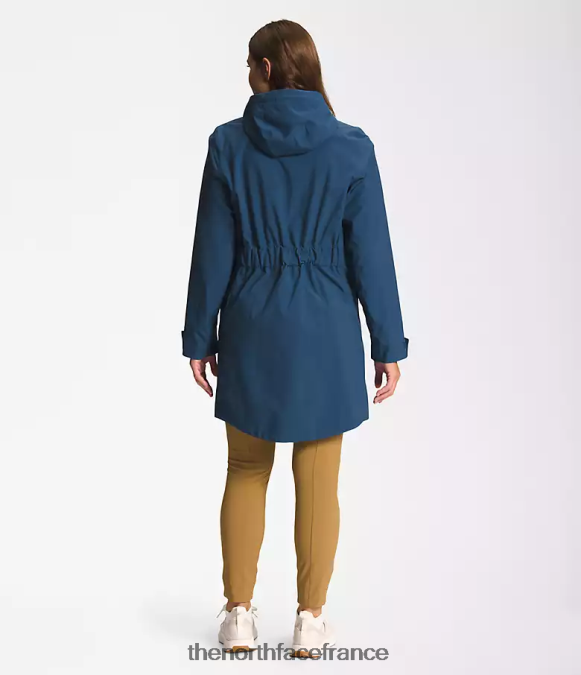 vêtements The North Face femmes parka de pluie city Breeze II bleu ombragé ZPZRD156
