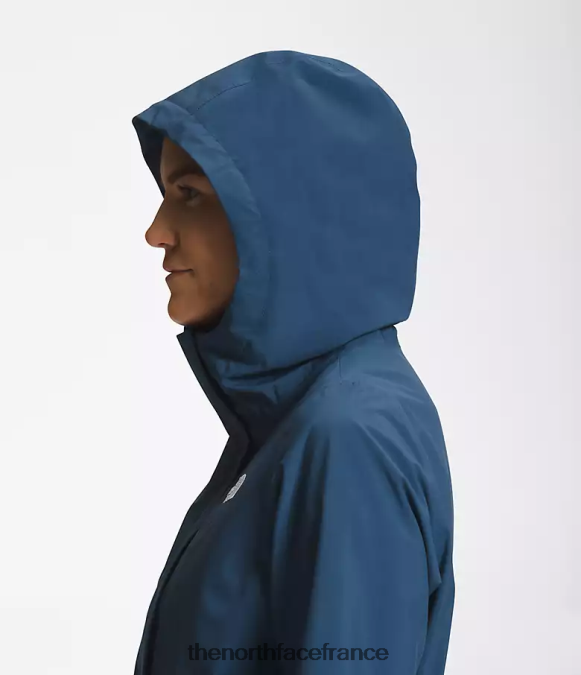 vêtements The North Face femmes parka de pluie city Breeze II bleu ombragé ZPZRD156