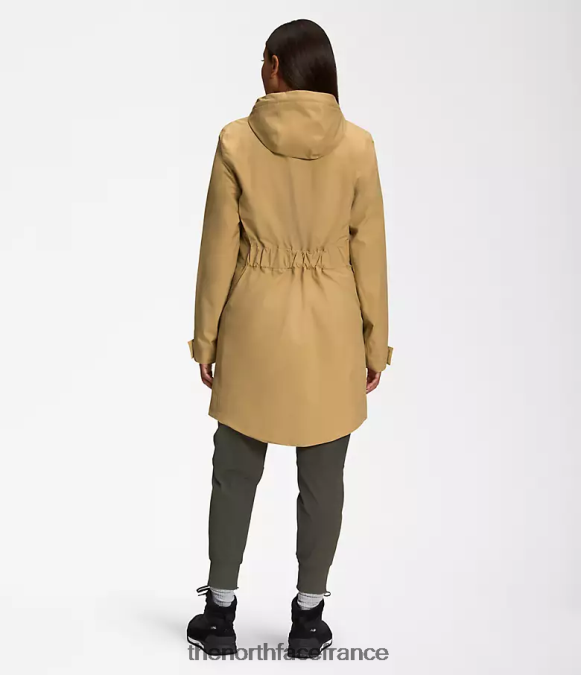 vêtements The North Face femmes parka de pluie city Breeze II bronzage d'antilope ZPZRD154