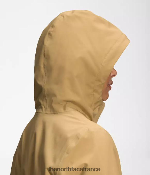 vêtements The North Face femmes parka de pluie city Breeze II bronzage d'antilope ZPZRD154