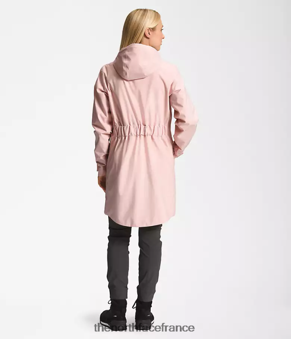 vêtements The North Face femmes parka de pluie city Breeze II mousse rose ZPZRD155