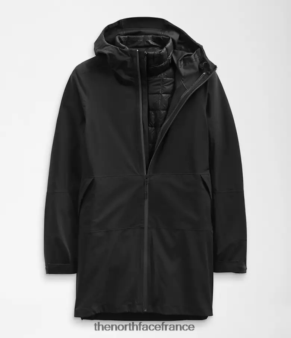 vêtements The North Face femmes parka thermoball éco triclimatique tnf noir ZPZRD373