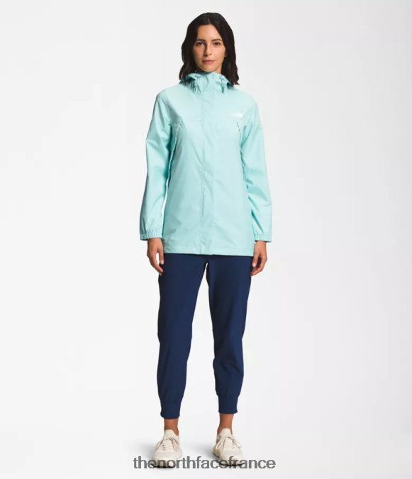vêtements The North Face femmes parka antora lucarne bleue ZPZRD50