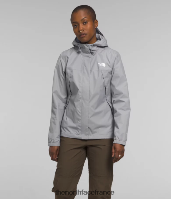 vêtements The North Face femmes veste Antora mélanger le gris ZPZRD1274