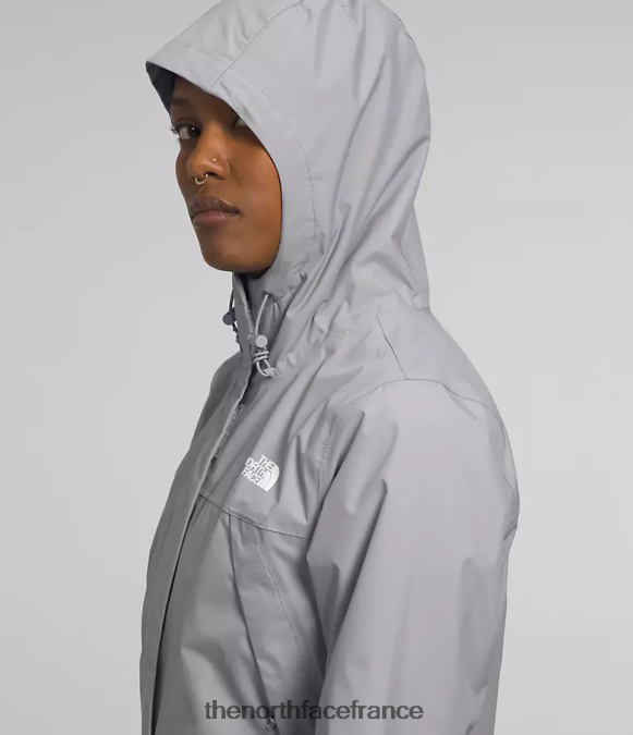 vêtements The North Face femmes veste Antora mélanger le gris ZPZRD1274