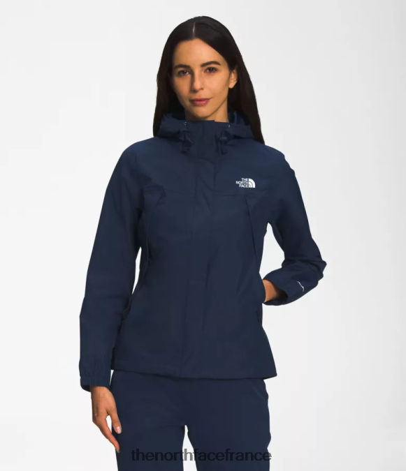 vêtements The North Face femmes veste Antora marine du sommet ZPZRD1270