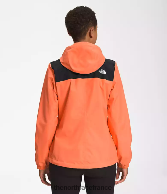 vêtements The North Face femmes veste Antora noir tnf/orange corail poussiéreux ZPZRD1281