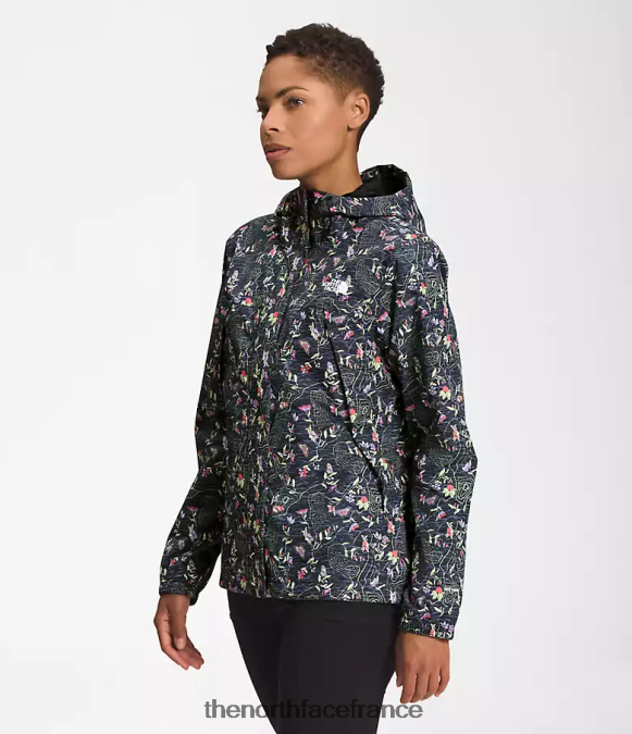 vêtements The North Face femmes veste Antora tnf noir imprimé iwd ZPZRD1279