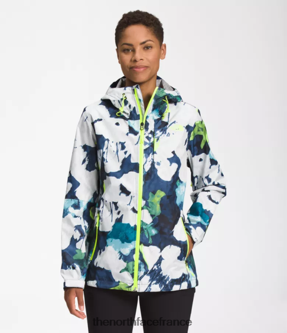 vêtements The North Face femmes veste alta vista imprimé floral abstrait marine smmt ZPZRD328