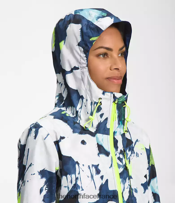 vêtements The North Face femmes veste alta vista imprimé floral abstrait marine smmt ZPZRD328