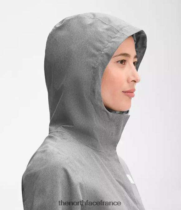 vêtements The North Face femmes veste de pluie city Breeze tnf gris moyen chiné ZPZRD1227