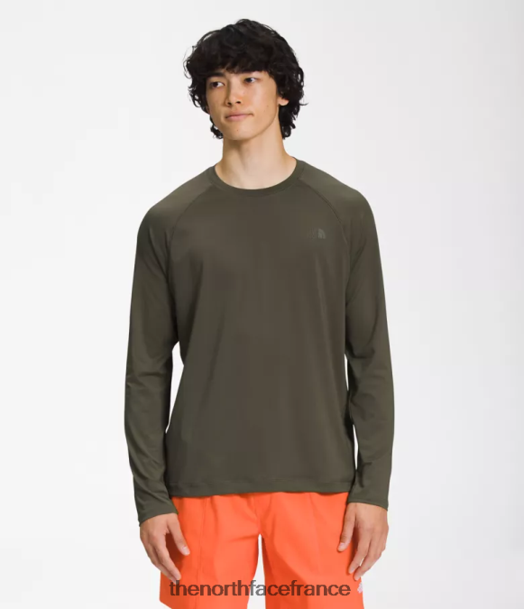 vêtements The North Face Hommes plan d'eau classe V nouveau vert taupe ZPZRD212