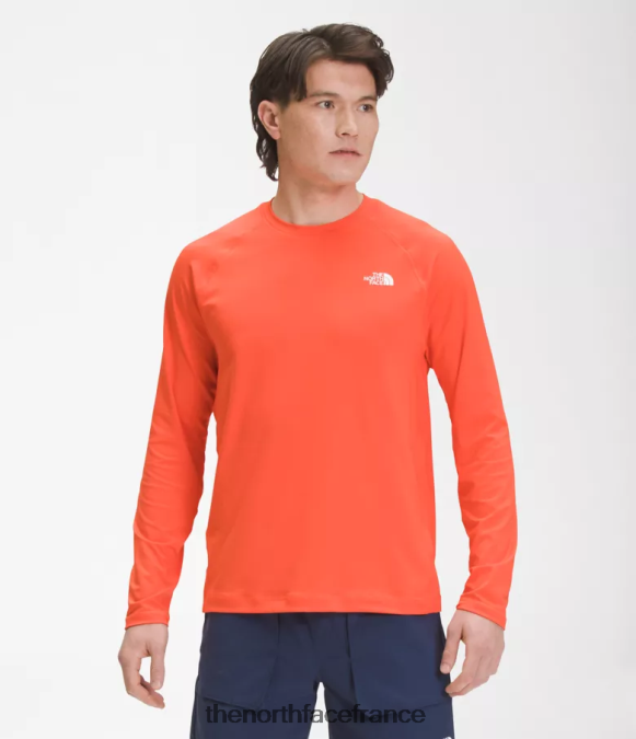 vêtements The North Face Hommes plan d'eau classe V rétro orange ZPZRD214