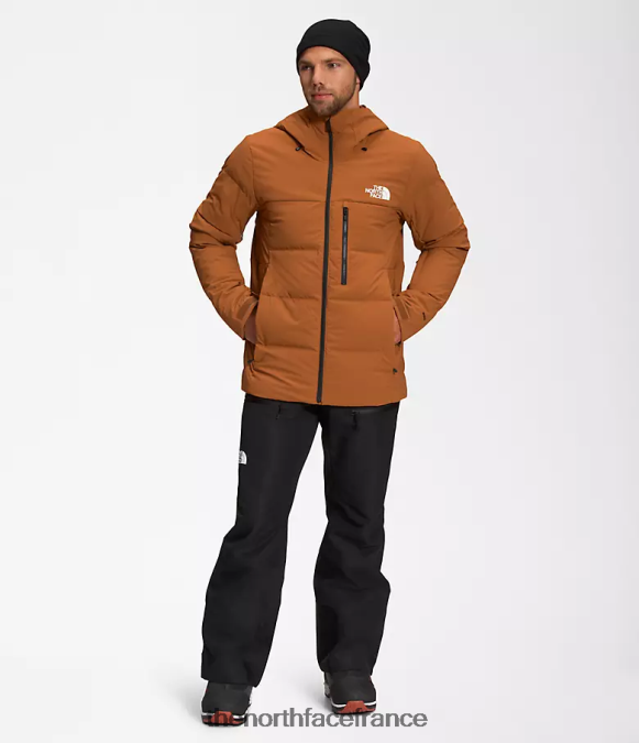 vêtements The North Face Hommes doudoune corefire cuir marron ZPZRD1035