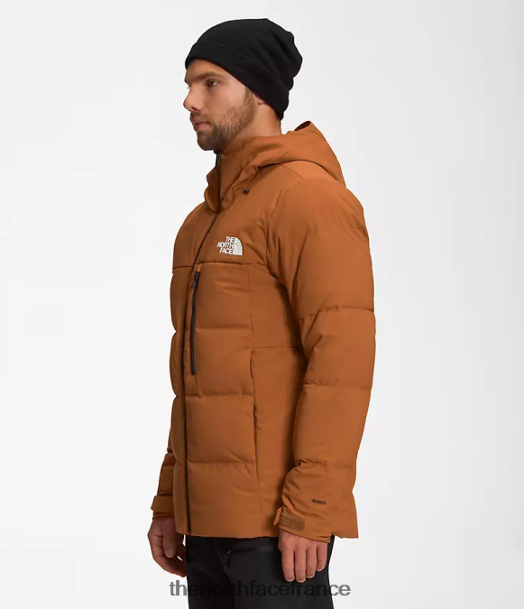 vêtements The North Face Hommes doudoune corefire cuir marron ZPZRD1035