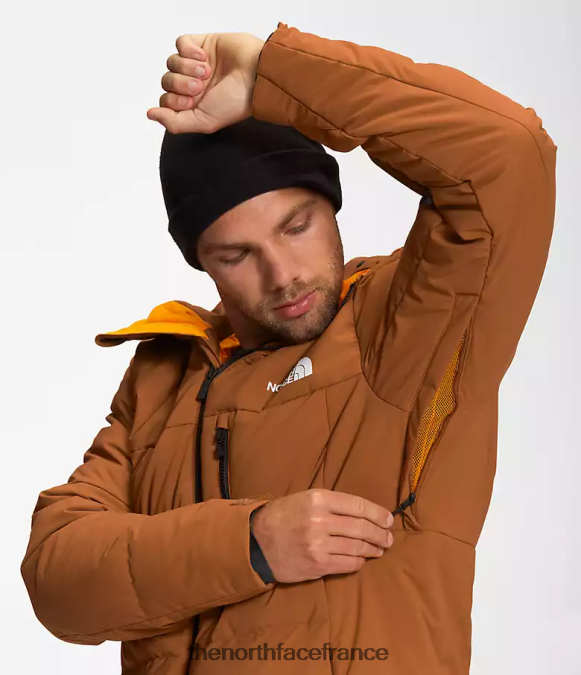 vêtements The North Face Hommes doudoune corefire cuir marron ZPZRD1035