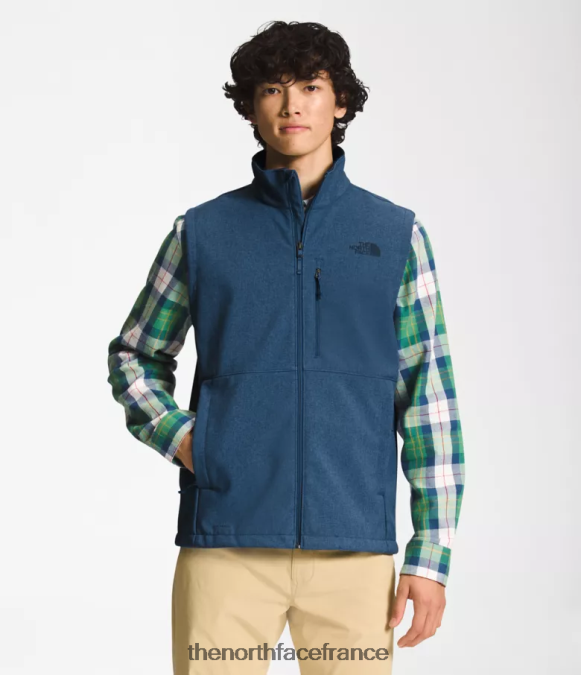 vêtements The North Face Hommes gilet bionique apex bruyère bleue ombragée ZPZRD200