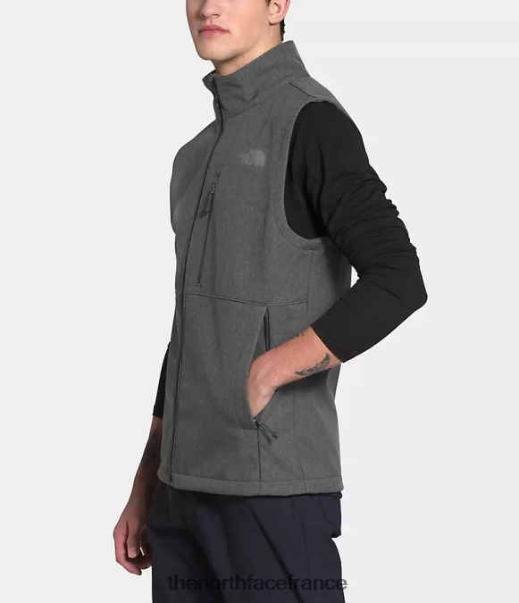 vêtements The North Face Hommes gilet bionique apex tnf gris foncé chiné ZPZRD202