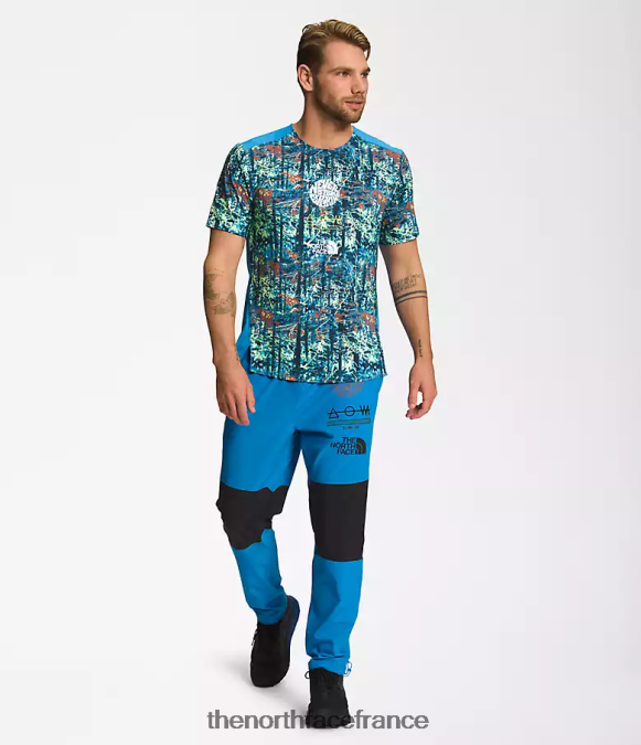 vêtements The North Face Hommes pantalon de jogging trailwear okt bleu super sonic/noir tnf ZPZRD217