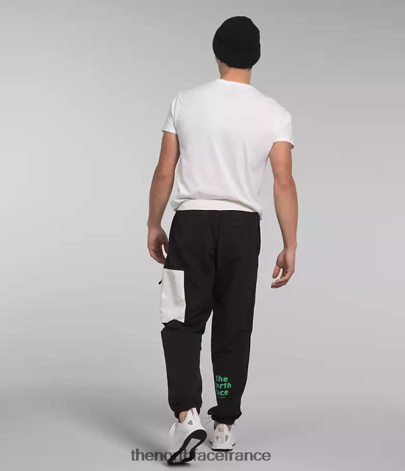 vêtements The North Face Hommes pantalon facile en nylon tnf tnf noir/gardénia blanc ZPZRD489