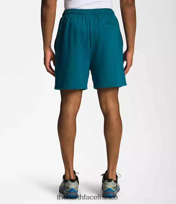 vêtements The North Face Hommes short en molleton à logo simple corail bleu ZPZRD362