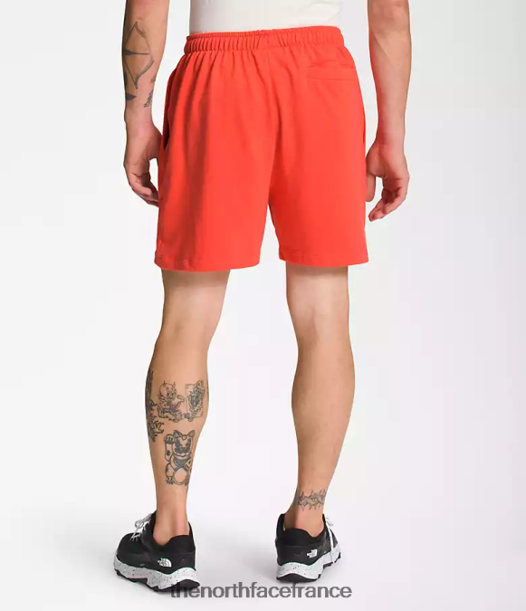 vêtements The North Face Hommes short en molleton à logo simple rétro orange ZPZRD360