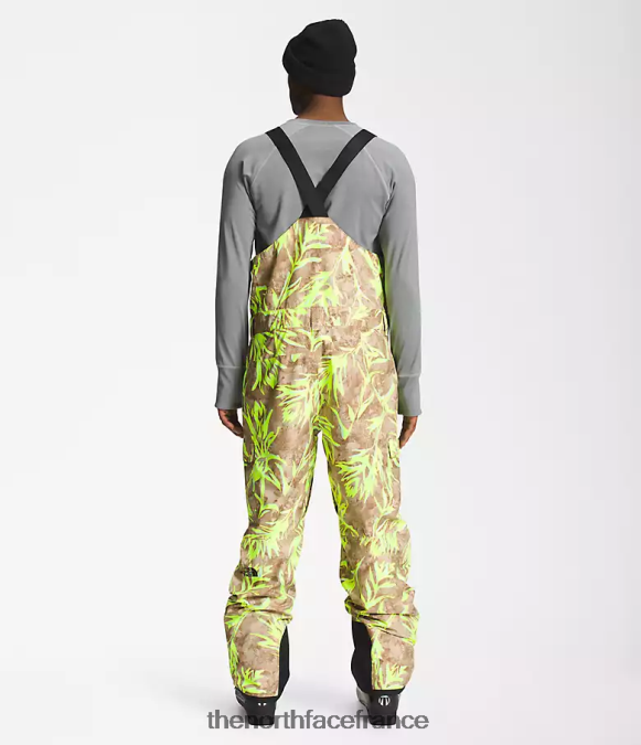 vêtements The North Face Hommes bavoirs liberté impression de pinceau marron utilitaire ZPZRD657