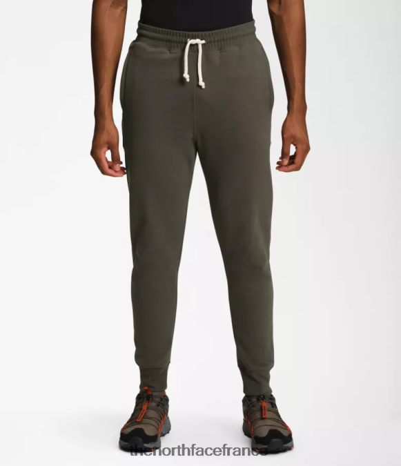 vêtements The North Face Hommes pantalon de jogging à écusson Heritage nouveau vert taupe ZPZRD309