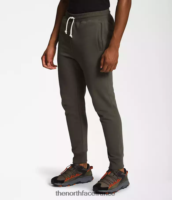 vêtements The North Face Hommes pantalon de jogging à écusson Heritage nouveau vert taupe ZPZRD309