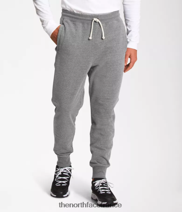 vêtements The North Face Hommes pantalon de jogging à écusson Heritage tnf gris moyen chiné ZPZRD307