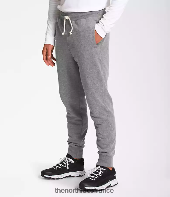 vêtements The North Face Hommes pantalon de jogging à écusson Heritage tnf gris moyen chiné ZPZRD307