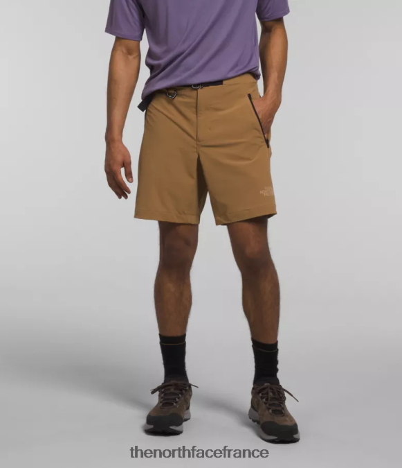 vêtements The North Face Hommes short pro primordial marron utilitaire ZPZRD927