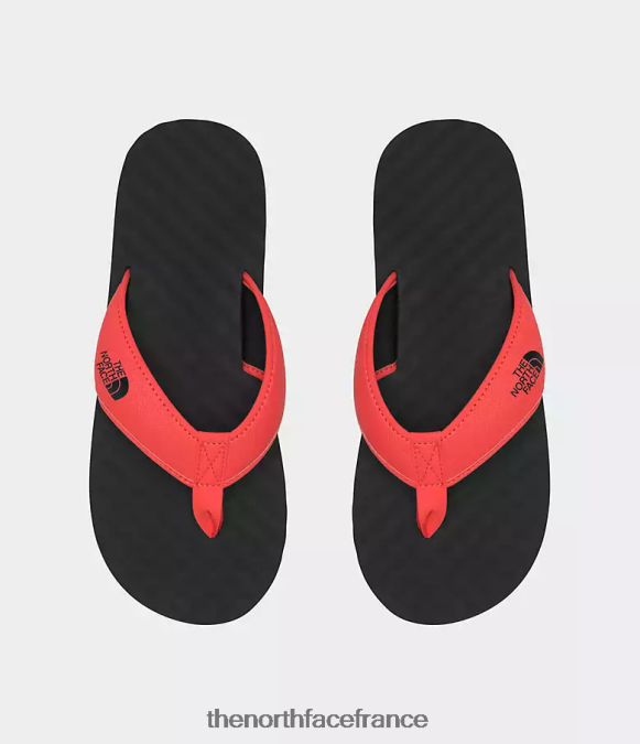 chaussure The North Face Hommes tongs du camp de base ii tnf noir/orange rétro ZPZRD498
