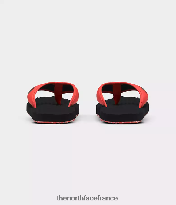 chaussure The North Face Hommes tongs du camp de base ii tnf noir/orange rétro ZPZRD498