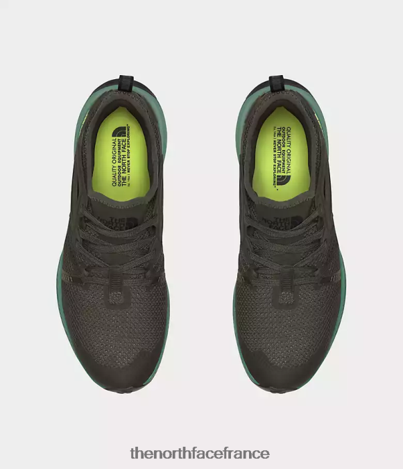 chaussure The North Face Hommes chaussures oeil de bœuf nouveau vert taupe/vert herbe foncé ZPZRD1079