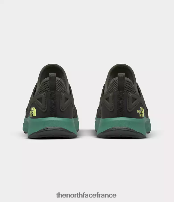 chaussure The North Face Hommes chaussures oeil de bœuf nouveau vert taupe/vert herbe foncé ZPZRD1079