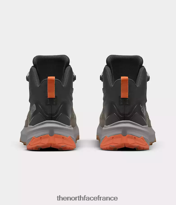 chaussure The North Face Hommes vectiv - exploris 2 - bottes mi-hautes en cuir Futurelight nouveau vert taupe/gris asphalte ZPZRD608